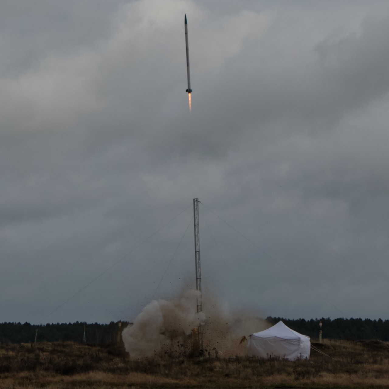 AGH Space Systems' Skylark rocket launch in Drawsko  Pomorskie Source : Autor's photo