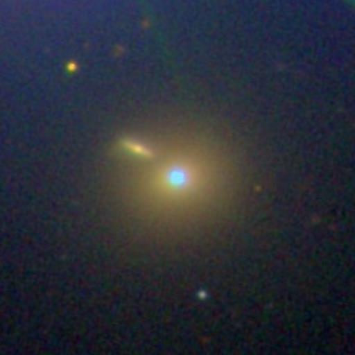 Sloan Digital Sky Survey image of blazar Markarian 421. Source: https://en.wikipedia.org/wiki/Markarian_421#/media/File:SDSS_Mrk_421.jpg